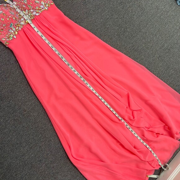 GIGI Pink Prom Dress Size 4 - Picture 8 of 8